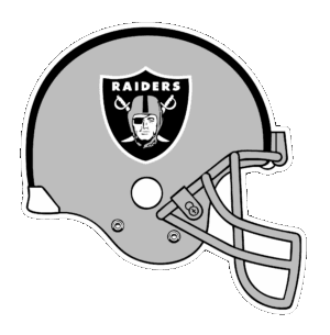 las vegas raiders helmet vinyl sticker