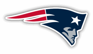 Logo of the New England Patriots NFL team.