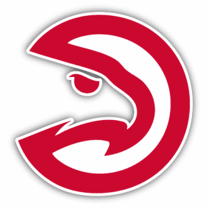 atlanta hawks pacman logo vinyl sticker