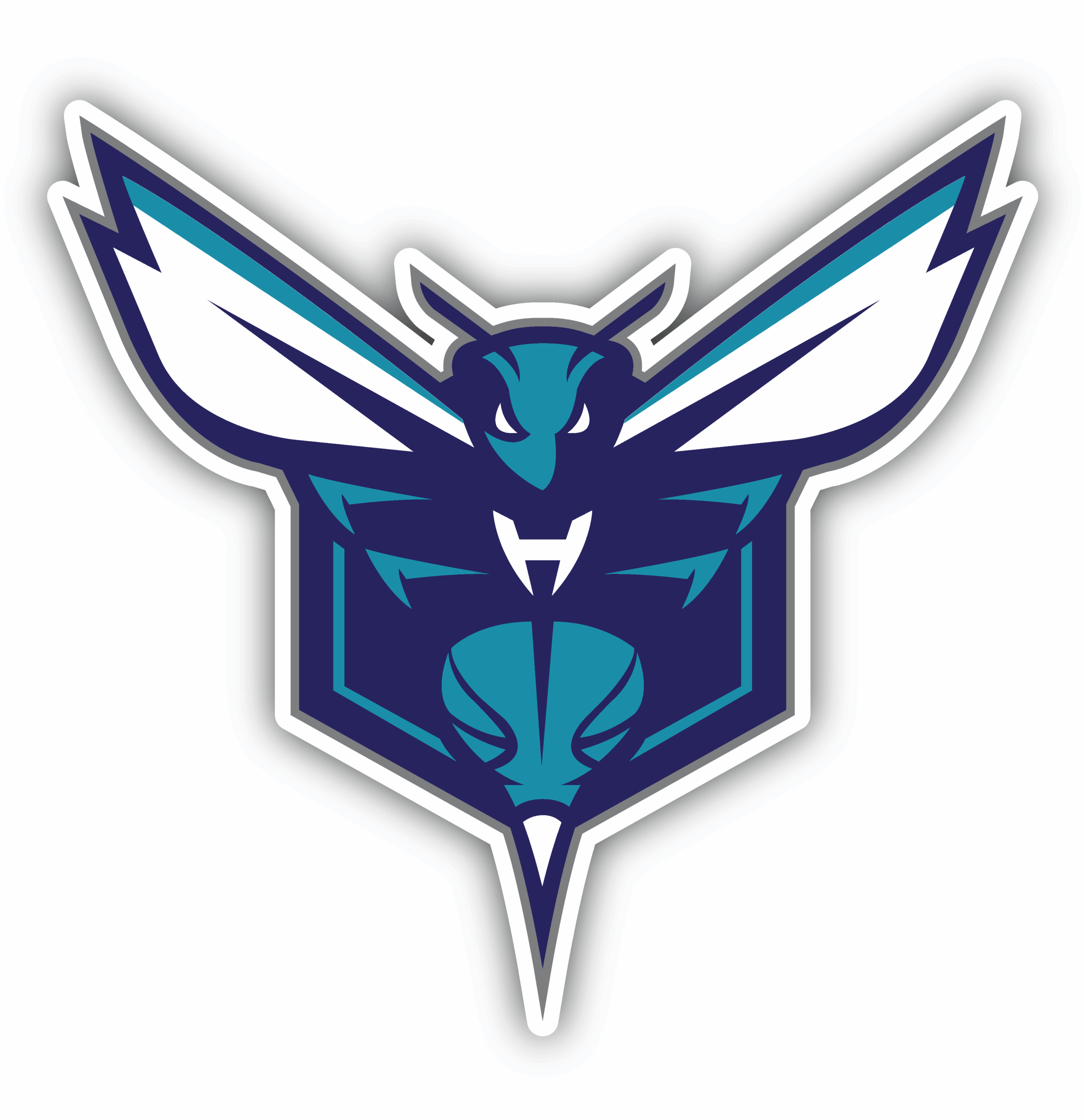 Charlotte Hornets secondary logo Charlotte Hornets secondary logo