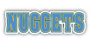 Denver Nuggets vinyl sticker