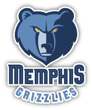 Memphis Grizzlies vinyl sticker