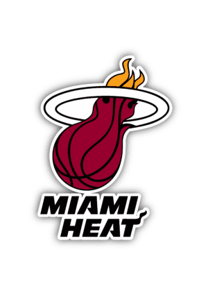 Miami Heat vinyl sticker