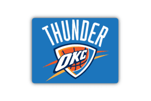 Oklahoma City Thunder vinyl sticker