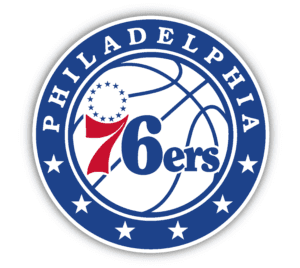 Philadelphia 76'ers vinyl sticker