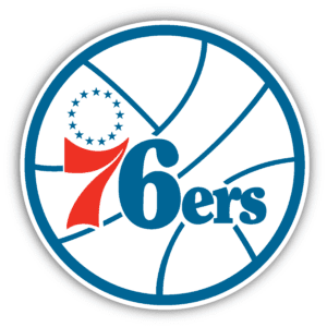 Philadelphia 76'ers vinyl sticker