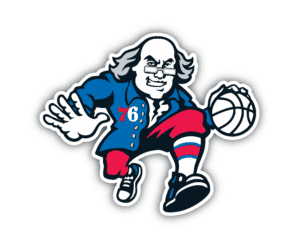 Philadelphia 76'ers vinyl sticker