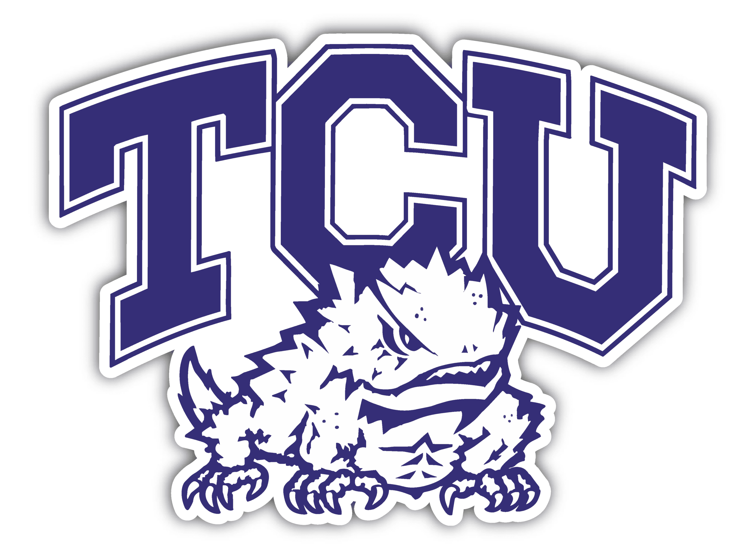 TCU Horned frogs logo TCU Horned frogs logo