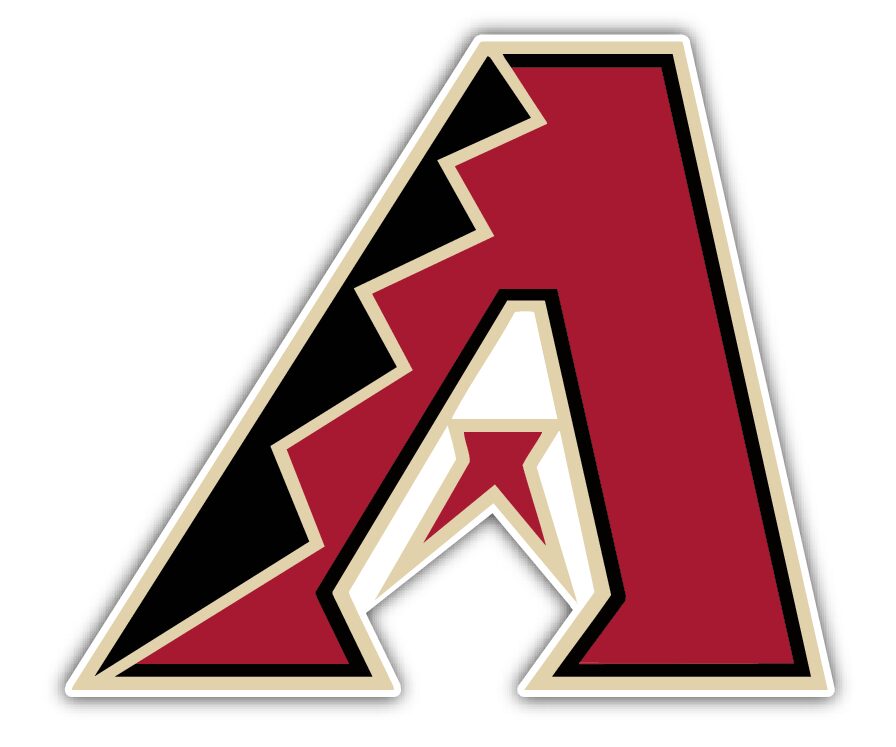Arizona Diamond Backs Logo - A - Vinyl Sticker