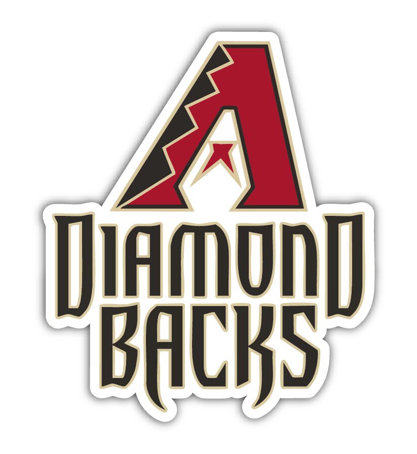 Arizona Diamond Backs Logo - Vinyl Sticker