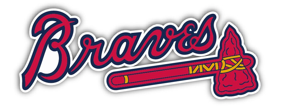 Atlanta Braves Logo - Vinyl Sticker